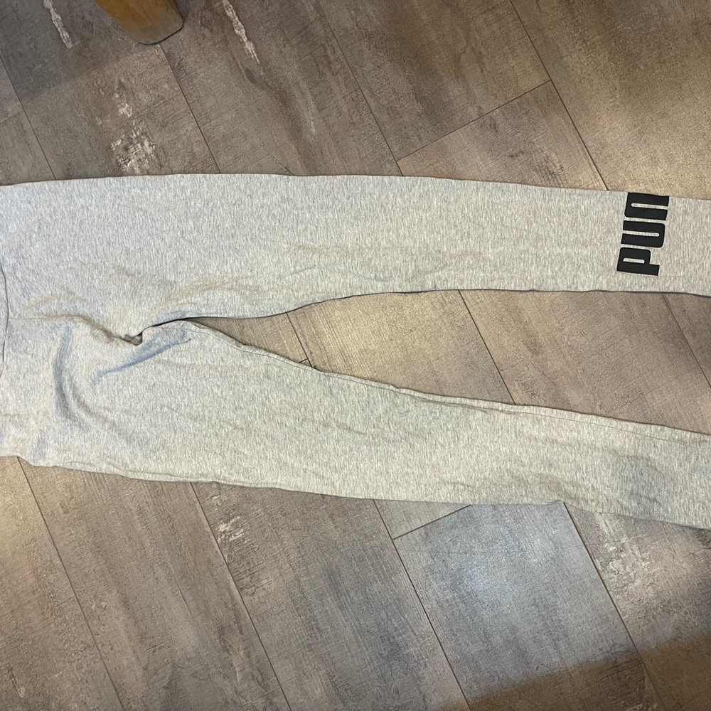 PUMA Kids Light Gray Joggers